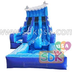 GWS-092 Wave double lane water slide