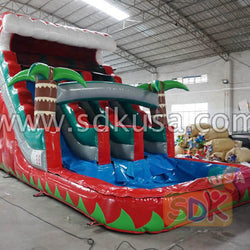 GWS-095 Red wave water slide