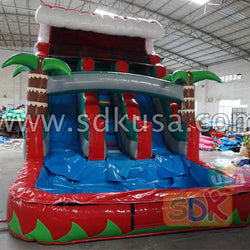 GWS-095 Red wave water slide