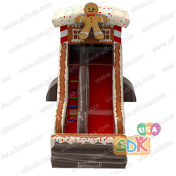 GX-057 Gingerbread man inflatable slide
