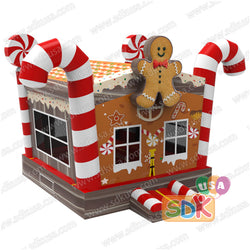 GX-058   Candy cane bounce house